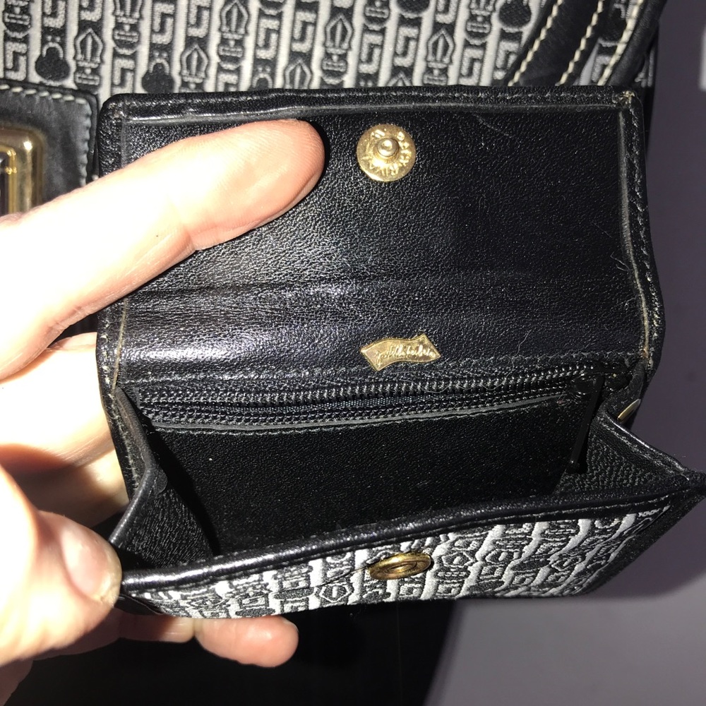 New vintage Judith Leiber large jaquered clutch fabric - Picture 8 of 12